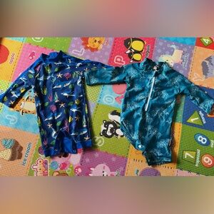 6-12months Rashguard and Swim Trunk